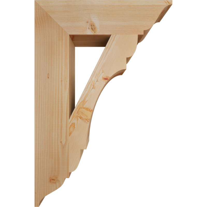 Support olympique traditionnel, H 36 po x l 5,5 po x P 24 po, Douglas (lisse)