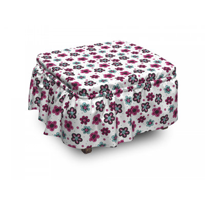 Box Cushion Ottoman Slipcover
