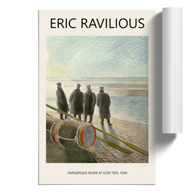 Dangerous Work by Eric Ravilious - No Frame Painting