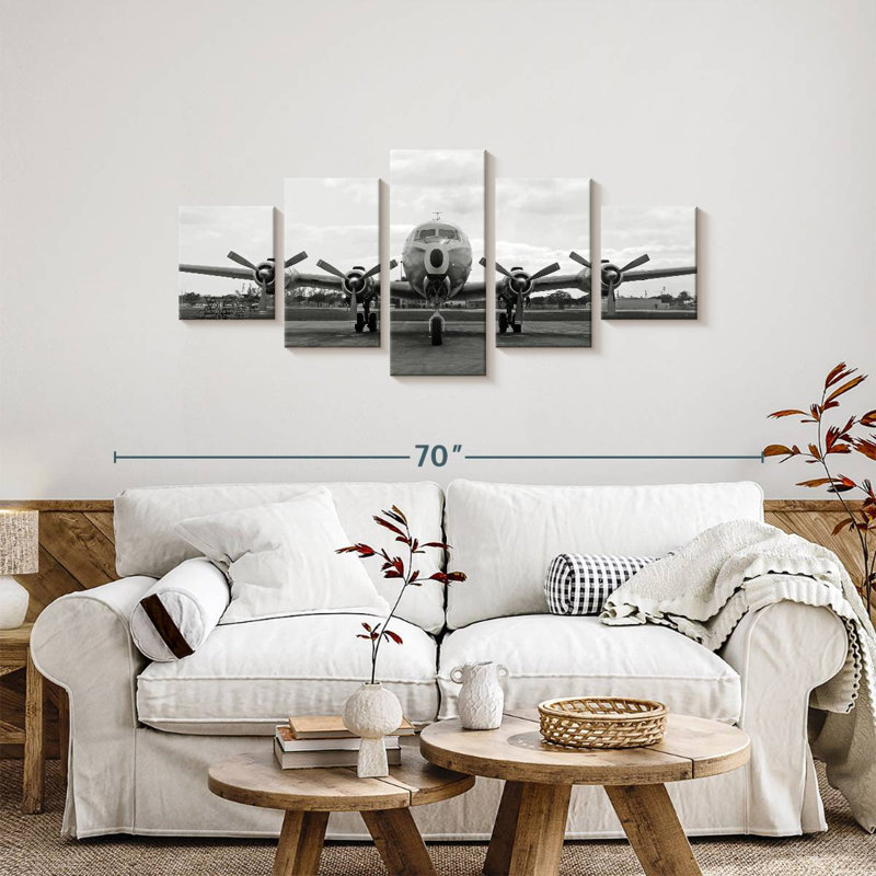 Airplane, 24" H x 55" W