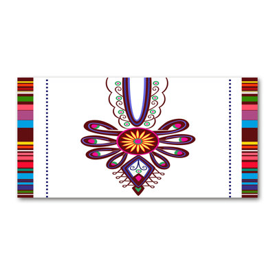Polish Folk Pattern - Wrapped Canvas Print