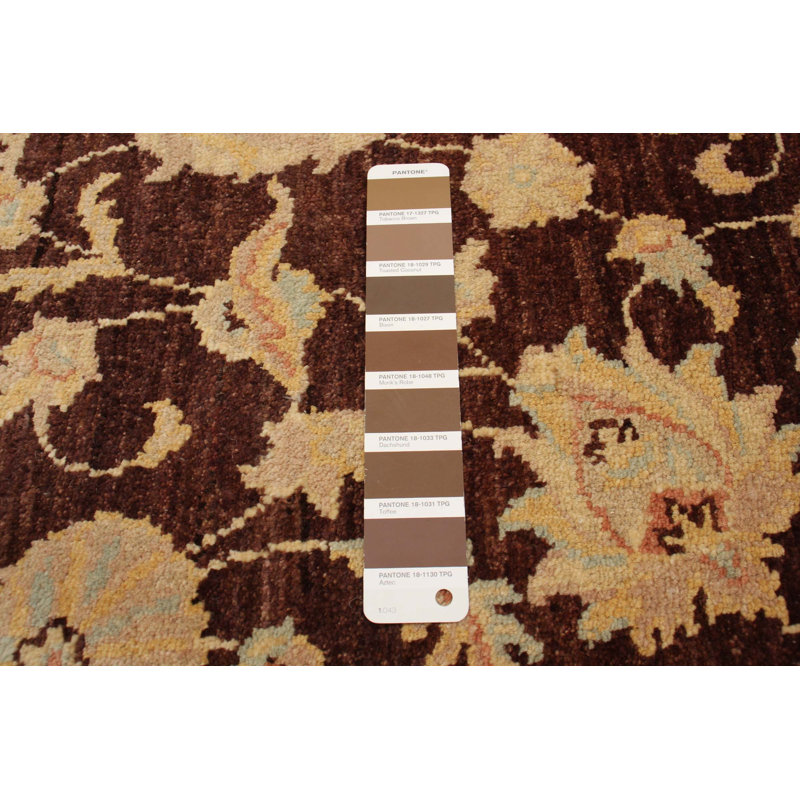 Tapis unique en laine noué à la main 3 pi 10 po x 5 pi 9 po nouvel âge Scottdale