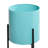 Persinger Black Metal Indoor Outdoor Planter with Removable Stand, Set of 3-1643530726