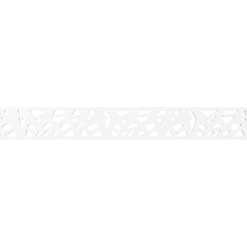 Moulure Manton, H 6 po x l 46,5 po x P 0,38 po, PVC de qualité architecturale