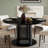 Alyda 47.24" Metal Patio Dining Table Outdoor Bar Table