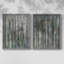 «Birch Forest Abstracts I», reproduction encadrée de qualité supérieure - prête à être accrochée - aucun clou requis - aucun clou requis-108019481-108019489