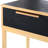 Aurelia 3-Drawer Console - Ebony & Gold