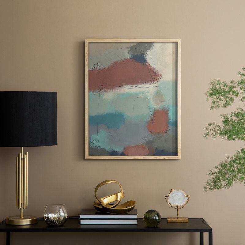 «Floating By II», reproduction encadrée - bois massif, H 30 po x l 24 po
