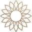 Médaillon de plafond ajouré 26 po x P 9 po x P 3/8 po Daisy-59356287-59356315
