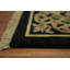 Élégant tapis noir Art Deco