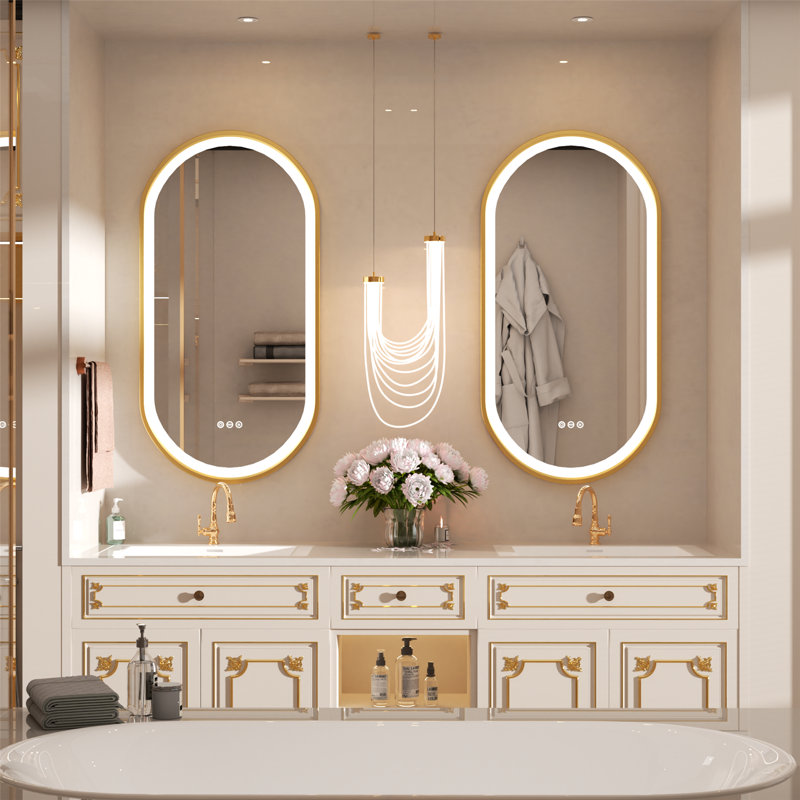 Miroir mural Beil, 39,3 po x 20 po
