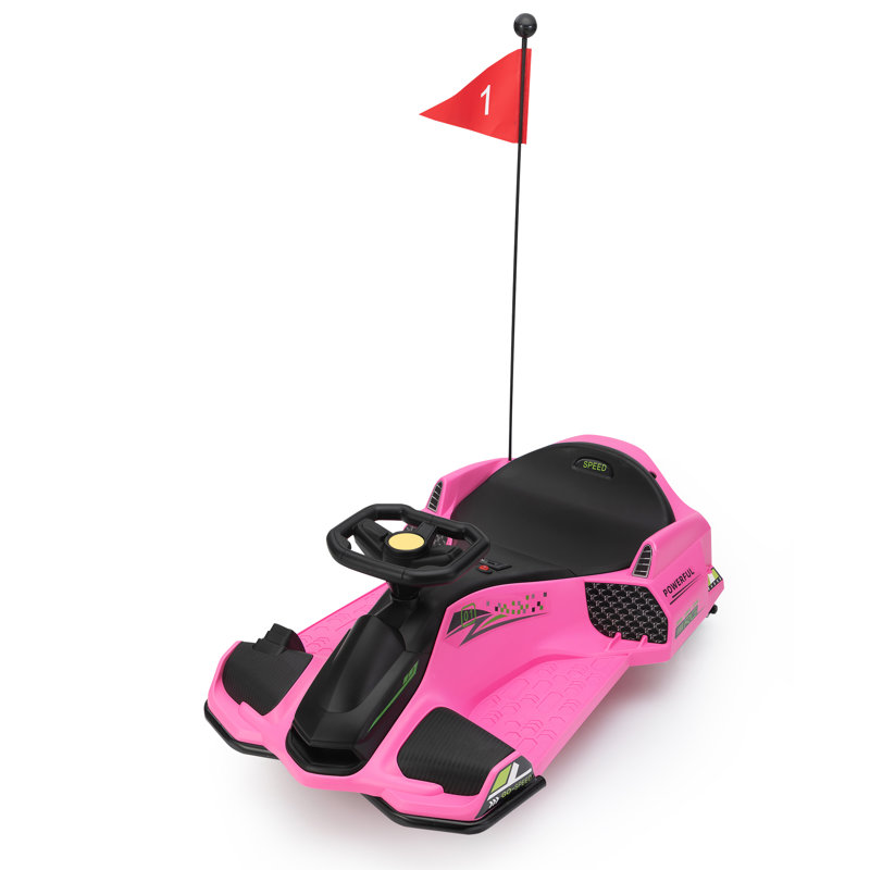 TOBBI_TOYS 12 Volt 1 Seater All-Terrain Vehicles Battery Powered Ride On, Pink