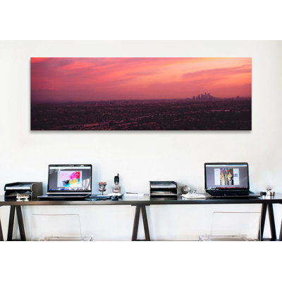 " Buildings In A City, Hollywood, San Gabriel Mountains, City Of Los Angeles, Los Angeles County, California, USA " by Panoramic Images