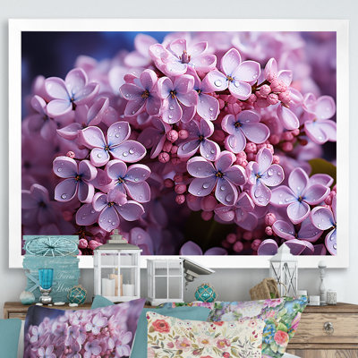 " Pink Lilacs Photo Harmony "