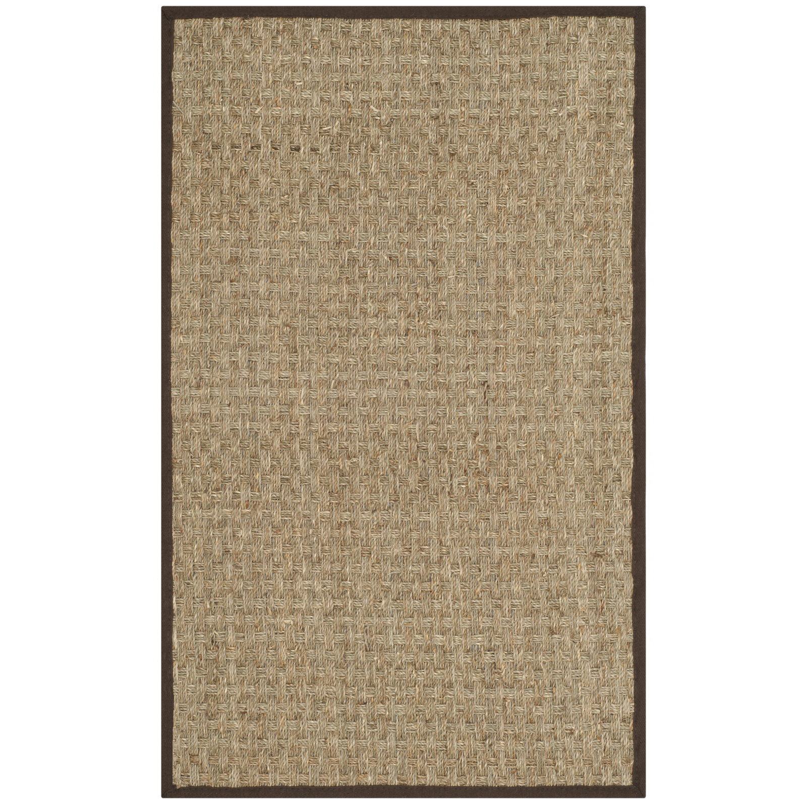 Debroh Natural Fiber Seagrass Rug, Rectangle 2'6" x 4'
