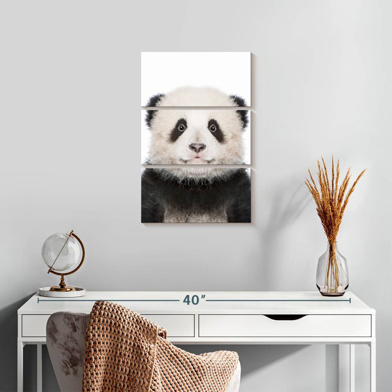 Brampt Panda Portrait, 65" H x 42" W