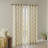 Fretwork Print Grommet Top Window Curtain Panel(Only 1 Pc Panel)
