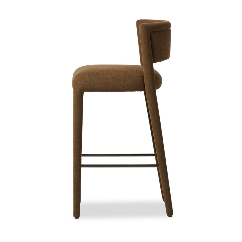 Beverly Stool-Crypton Wayfarer Snow-Bar, Counter Stool (27.5" Seat Height), Crypton Nomad Mushroom