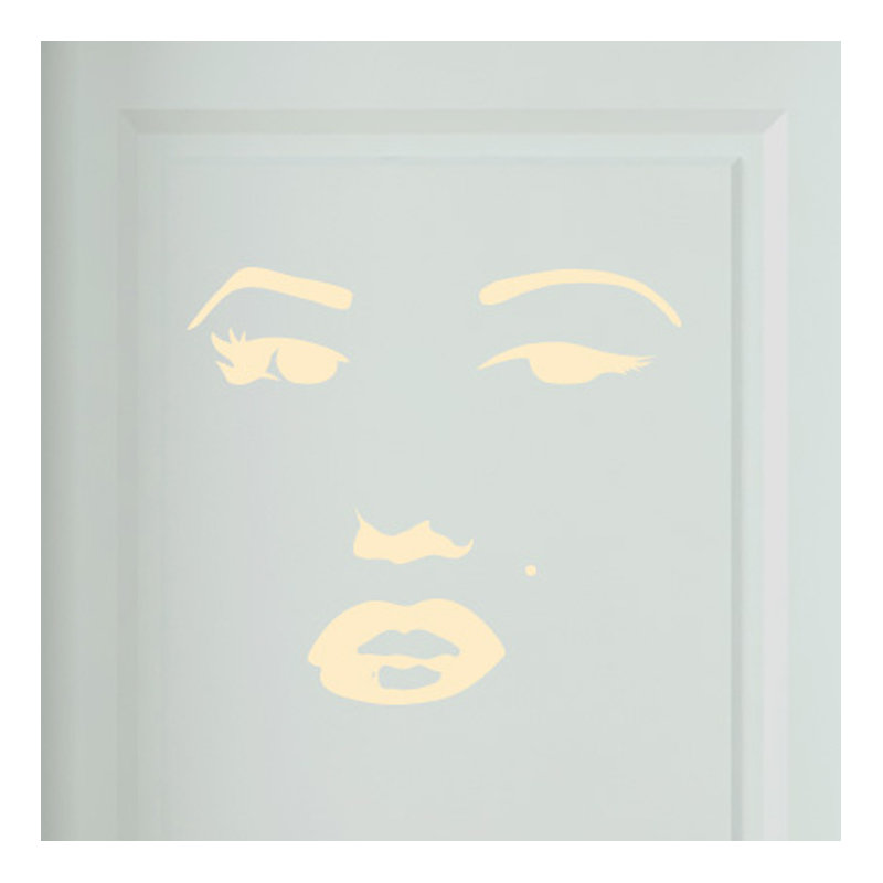 Entertainment Wall Decal, Beige