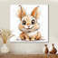 Caricature de l'adorable bébé lapin I - Lapin, art mural-313631255-486458486