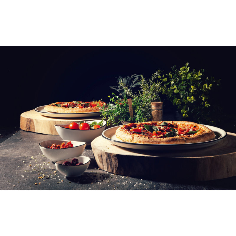 Seltmann Weiden Pizzateller 30 cm Modern Life Black Line