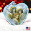 Holiday 5.5'' Handmade Glass Hanging Figurine Ornament