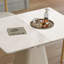 Ensemble de table de salle à manger rétractable 5 pièces, table extensible avec 4 chaises pour petits appartements-951892617