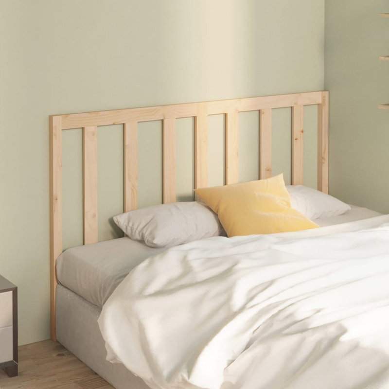 Meiners Solid Wood Headboard, 141 x 100 cm, Brown