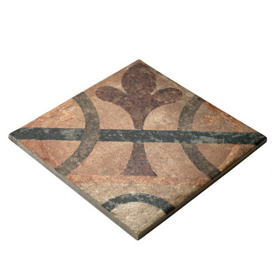 Americana Cleveland 9" x 9" Porcelain Patterned Wall & Floor Tile
