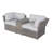 Athelene Fully Assembled 2 - Person Seating Group with Cushions
