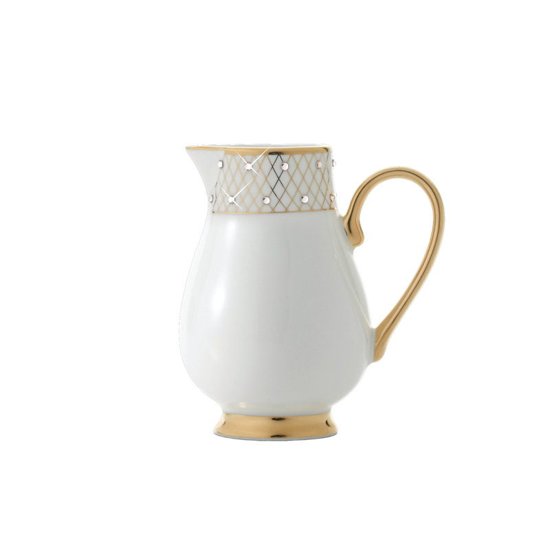 8 oz. Crémier, Or / blanc