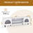 TV Stand With Glass Double Doors For 70‘’ TV-303564377