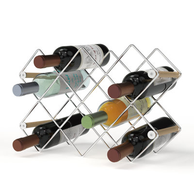 Enrikas 10 Bottle Tabletop Wine Bottle Rack