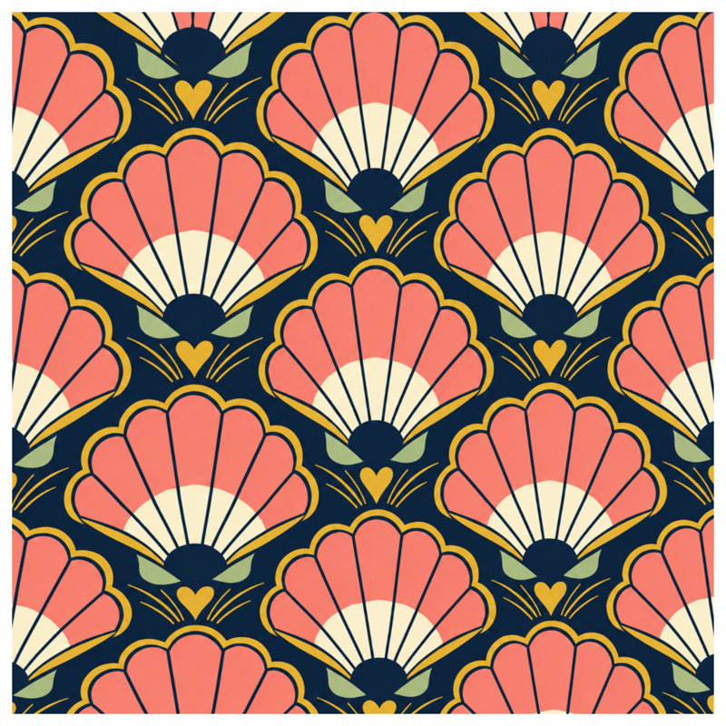 Couvertures Art Deco, 60in W x 80in H