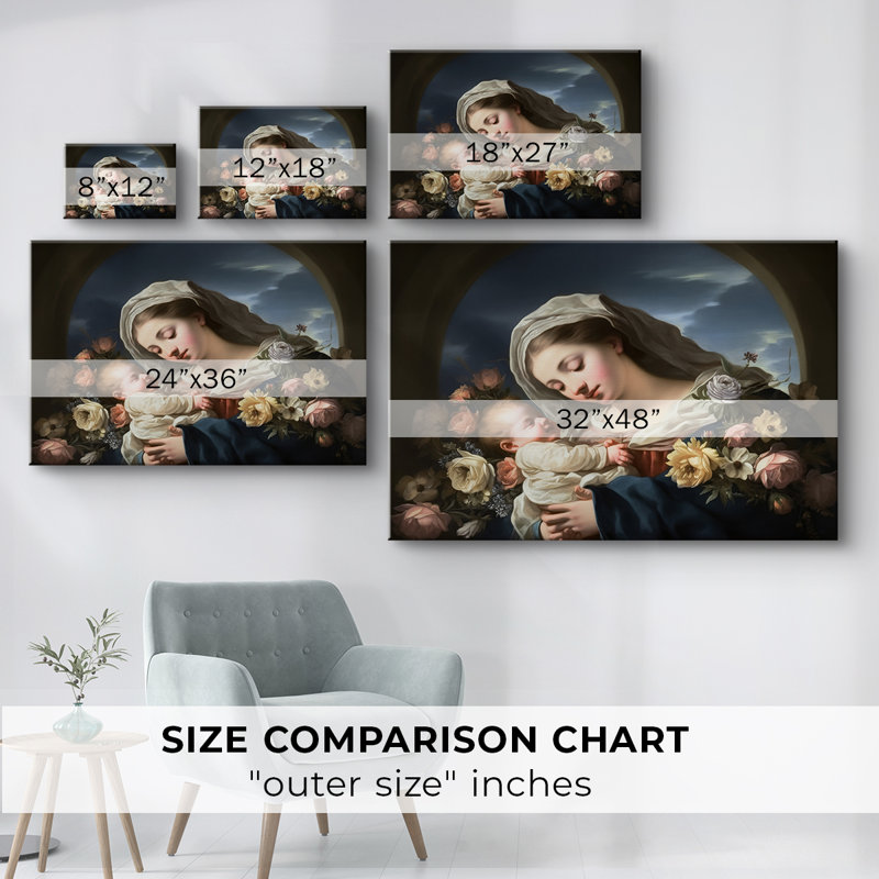 Série religieuse-V - Cavas enveloppés de galerie, 40 x 60
