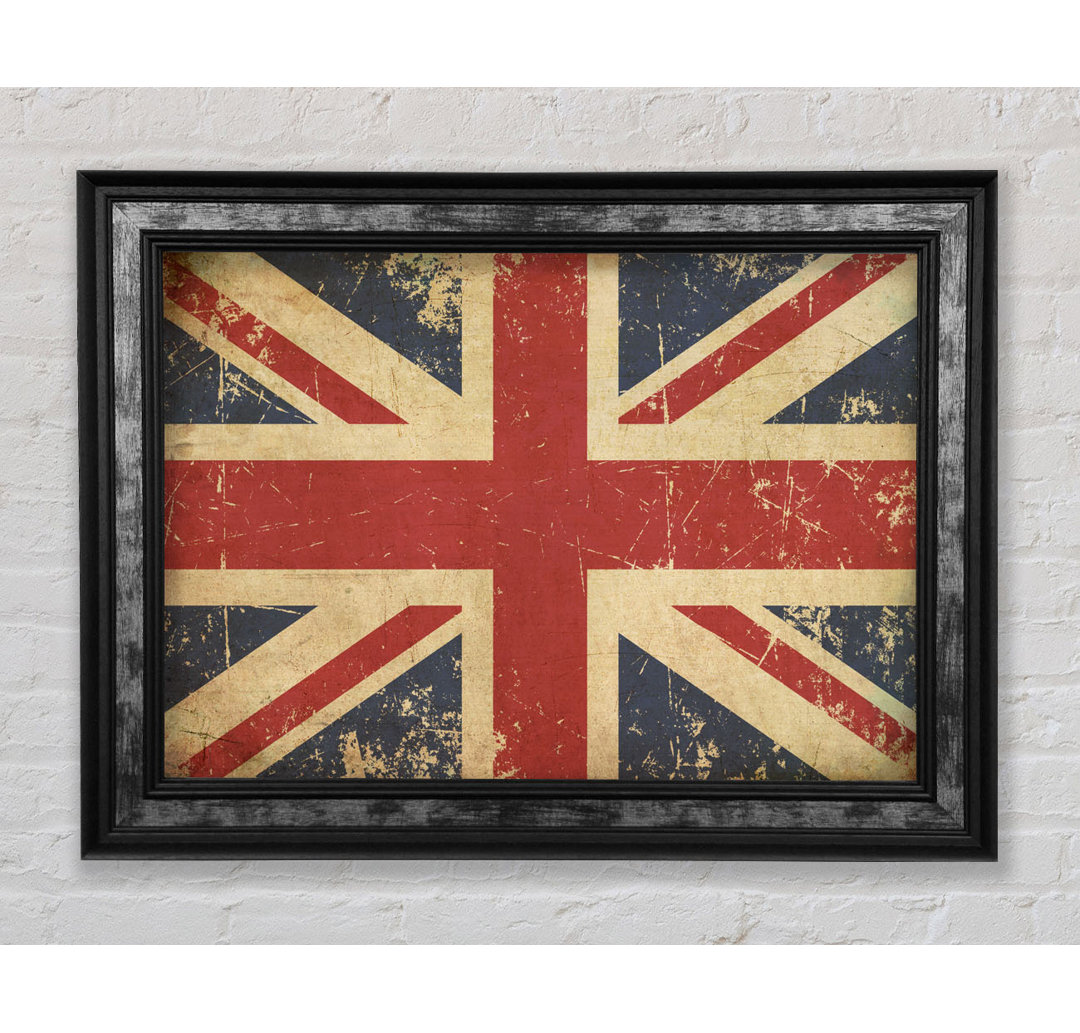 Grunge Union Jack Erosion - Druck