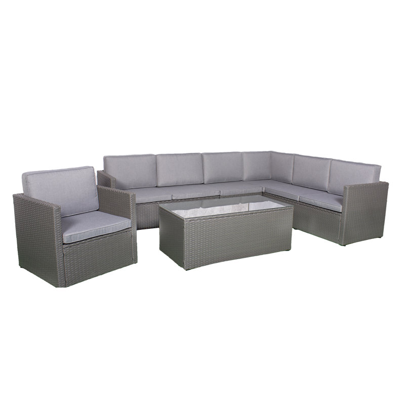  Black Corner Modular Set, Grey, Grey
