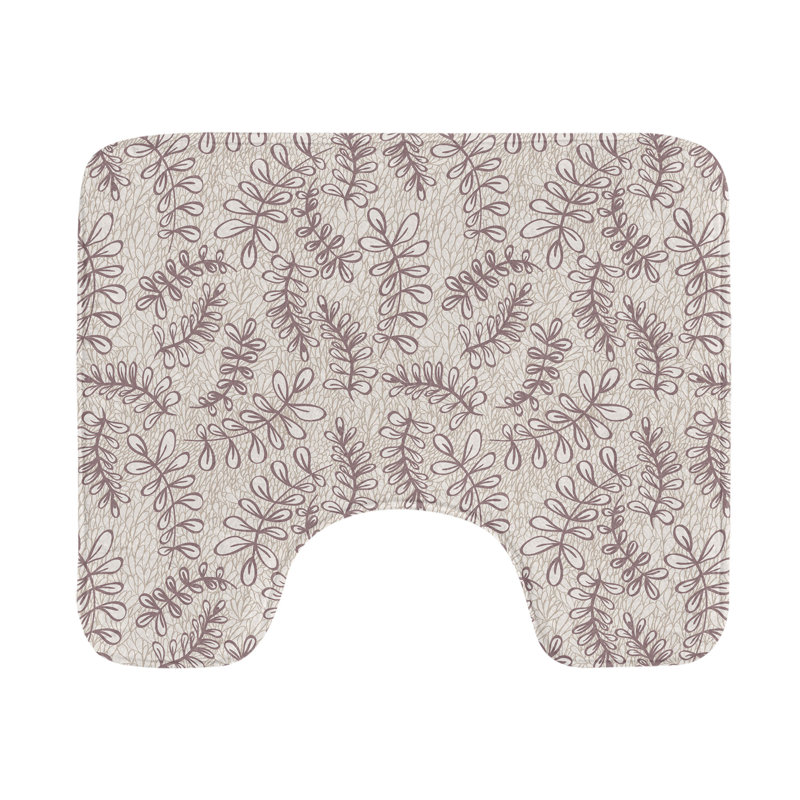 Tapis de salle de bain Leaves