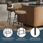Tabouret de comptoir pivotant 27 po Bayville-115184303