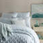 Quilted Silken Solid Coverlet-22630235-22630230