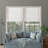 Sun Zero Hailey Pink Ribbon Border 100% Blackout Cordless Single Roman Shade-90869841