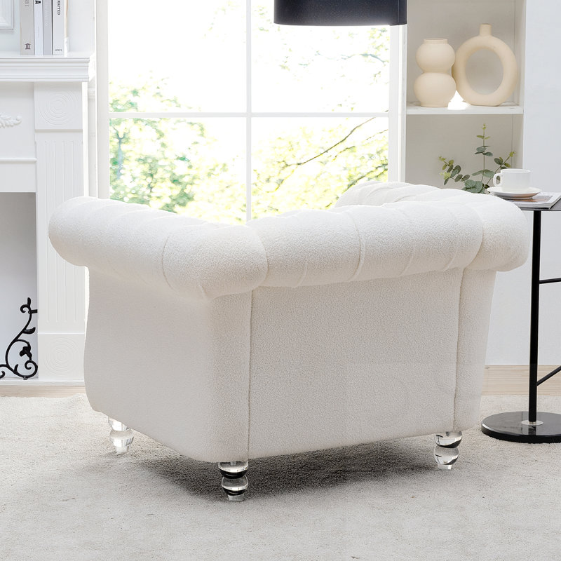 Tufted Sofa with  Nailhead Trim Design