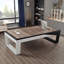 Table de billard multi-fonctionnelle moderne en bois massif trois-en-un de 7 pi-130041064
