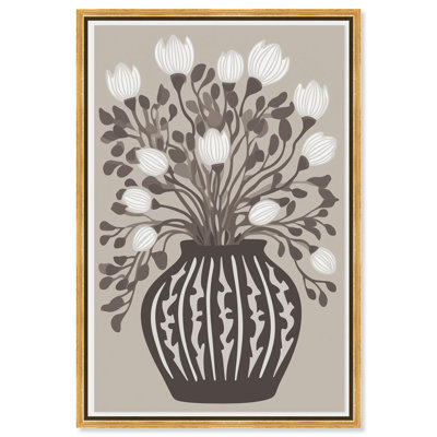 «Folk Art Floral I», reproduction d'art sur toile par Art Remedy