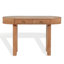 Bureau ovale en bois 2 tiroirs Gialana
