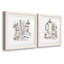 «Pink Opulence I», ensemble de 2 cadres photo-13500718-13500725