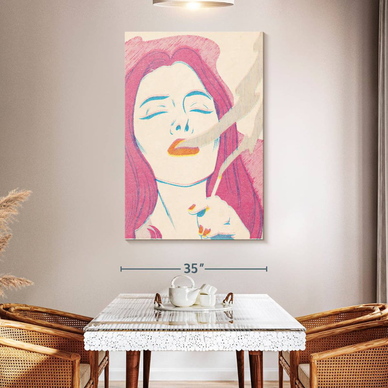 Leisha Smoke, 51" H x 34" W