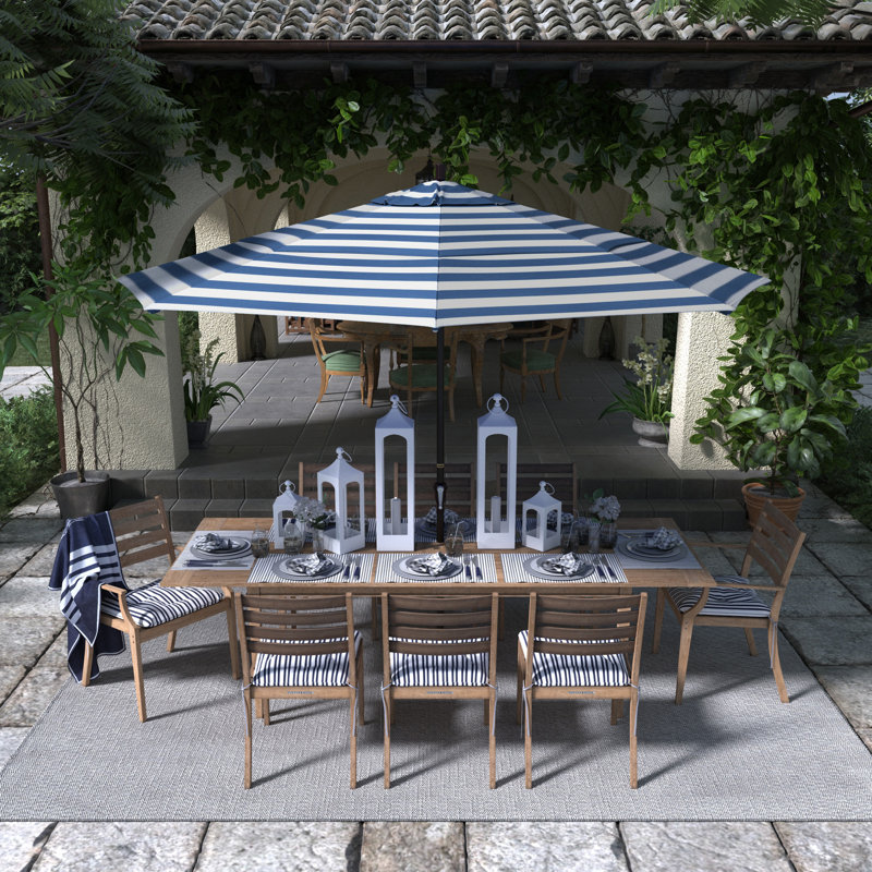 Parasol de marché de 132 po Jepsen, Sunbrella® régate Cabana