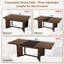 Ensemble de table de salle à manger 7 pièces-133686613-133686615
