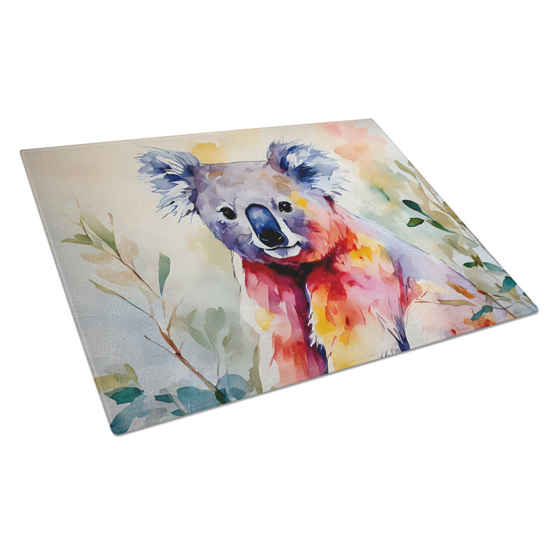 Koala Glass Cutting Board Large